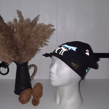 Reflexmössa räv och spår storlek 48-64