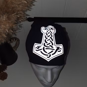 Reflexmössa mjölner, Tors hammare storlek 48-64