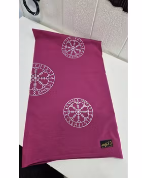 Reflexbuff/halsduk med vegvisir med runor