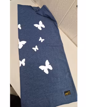 Reflexbuff/halsduk med fjärilar