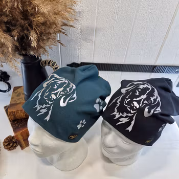 Reflexmössa med djurtryck storlek 48-64