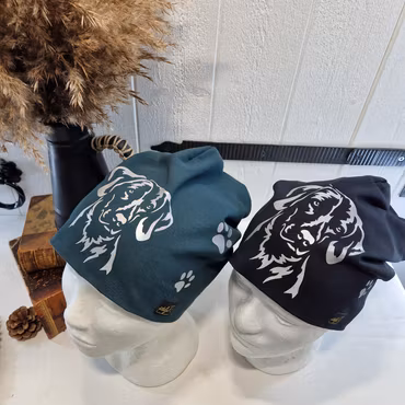 Reflexmössa med djurtryck storlek 48-64