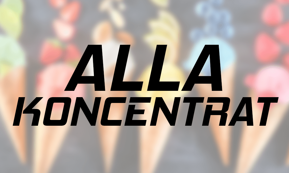 Alla Koncentrat - E-liquids.se