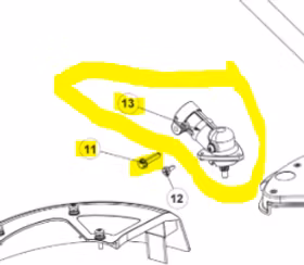 Gearbox Ryobi 5131033937
