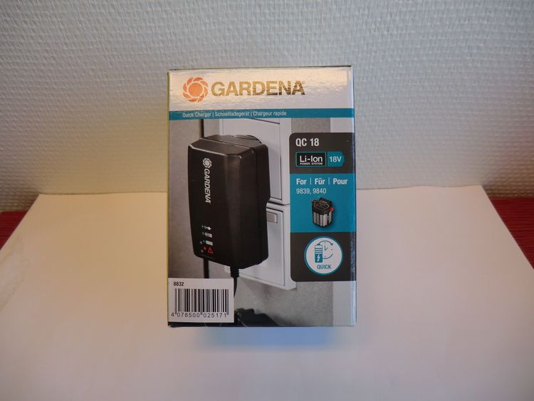 Gardena Snabbladdare 18v (QC18) 08832-20