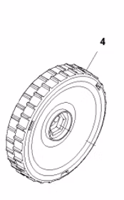 Gardena Hjul Beställningsvara 5744651-04