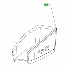 Ryobi underdel uppsamlare 5131043069