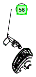 Ryobi handtag Höger 5131042849