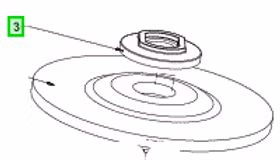 Ryobi disk hållare 5131041174