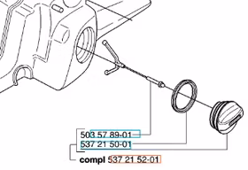 Jonsered Tanklock 5372152-06