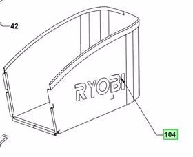 Ryobi GRASS-CATCHING BAG 5131045445