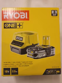 Ryobi RC18120-125 2,5Ah Lithium + batteri och laddare