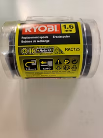 Ryobi Spole med Trimmertråd 1,6 mm RAC125