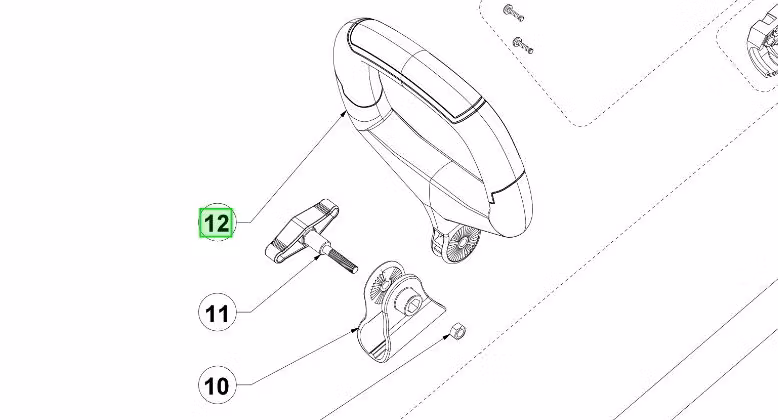 Ryobi handtag 5131036322