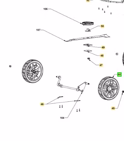Ryobi Wheel 5131045473