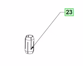 Ryobi Collet 6mm 5131040765