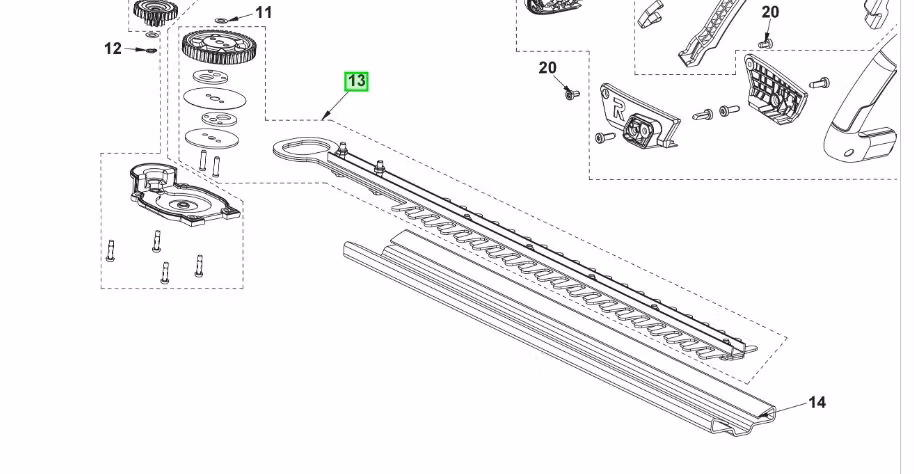 Ryobi DOUBLE-SIDED BLADE 5131041372