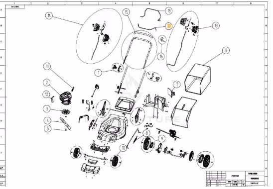 Globe Lower bailarm assembly RA332011512A