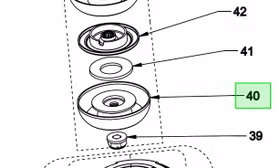 Ryobi Clamping Flange 	5131048608