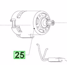 Ryobi DC-MOTOR 5131038724