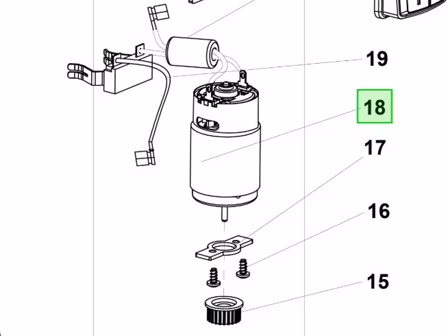 Ryobi motor 5131050290