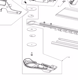 Ryobi Gear box Cover 5131044037