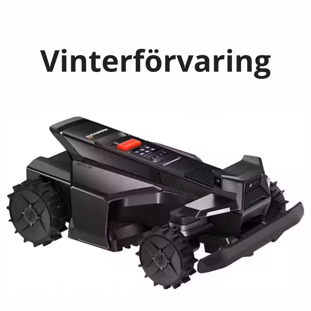 Vinterförvaring för robotgräsklippare