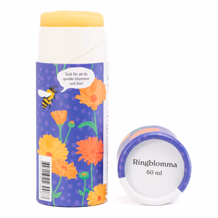 KORT DATUM – Ekologiskt Kroppsstift med ringblomma i papphylsa, 60 g