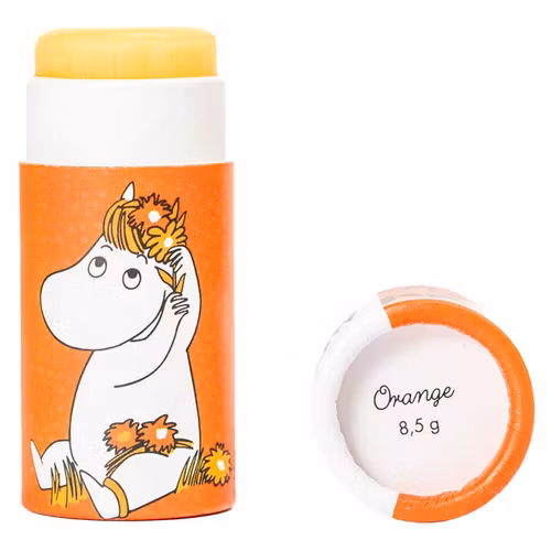 KORT DATUM – Ekologiskt Läppcerat av bivax med smak av apelsin – Moomin by G&L