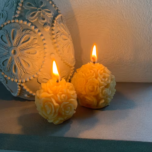 Bivaxljus – Rosboll