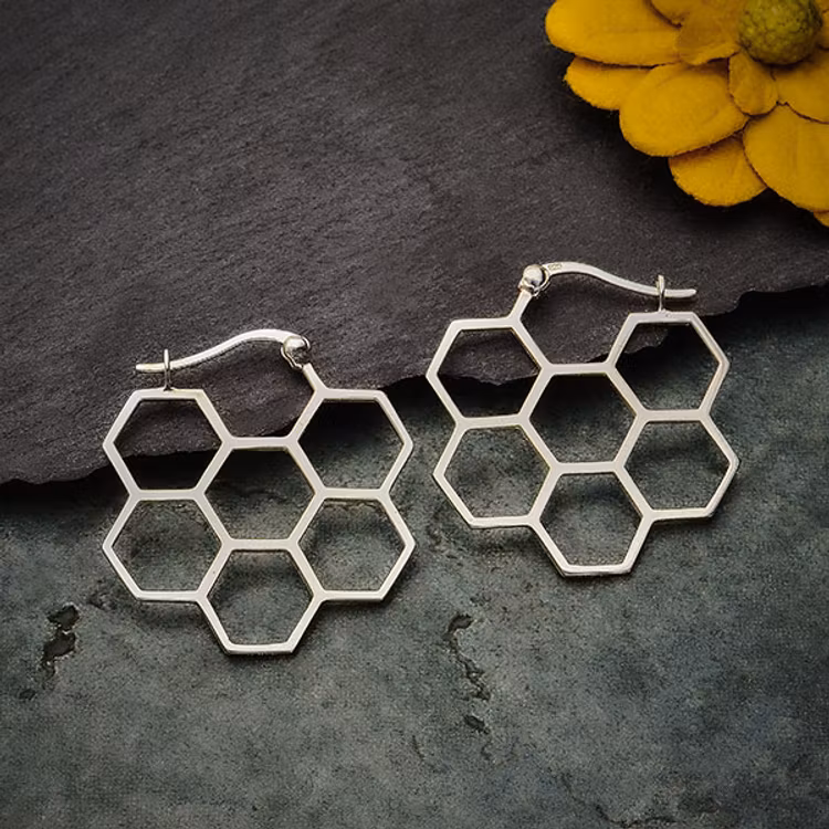 Örhängen – Hexagonblomma