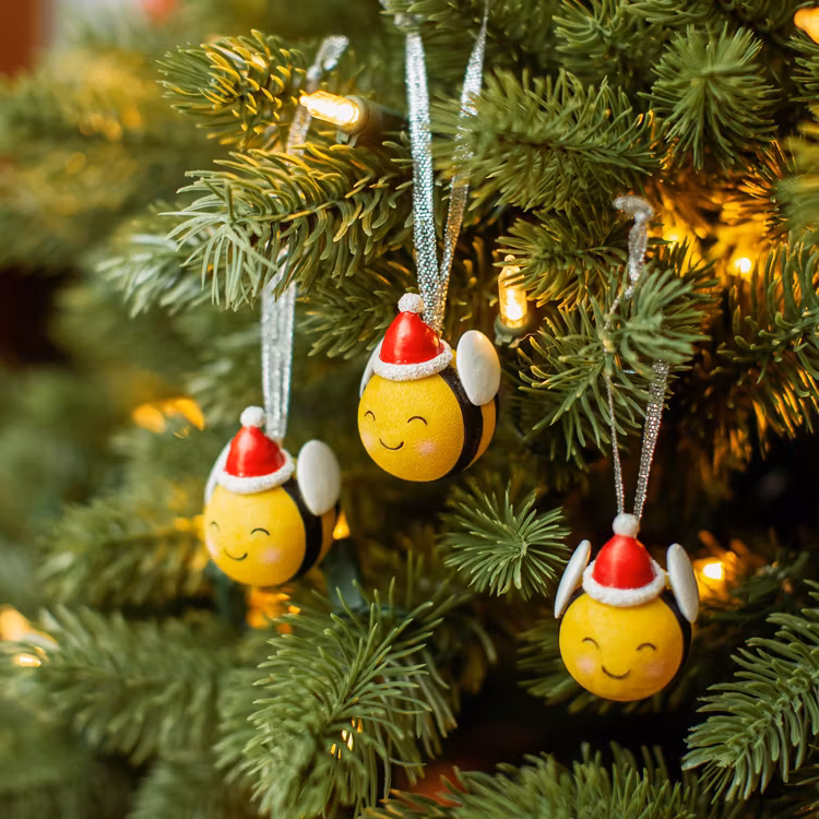 Julgransprydnad – Tre bin i tomteluva
