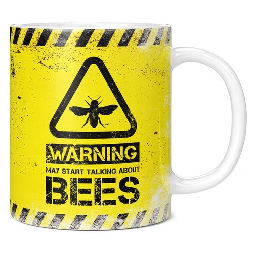 Mugg, "gigantisk" vit – Warning May start talking about bees