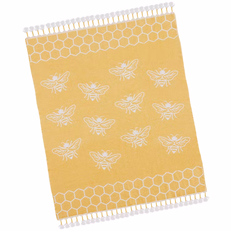 Pläd – Honeycomb Bee