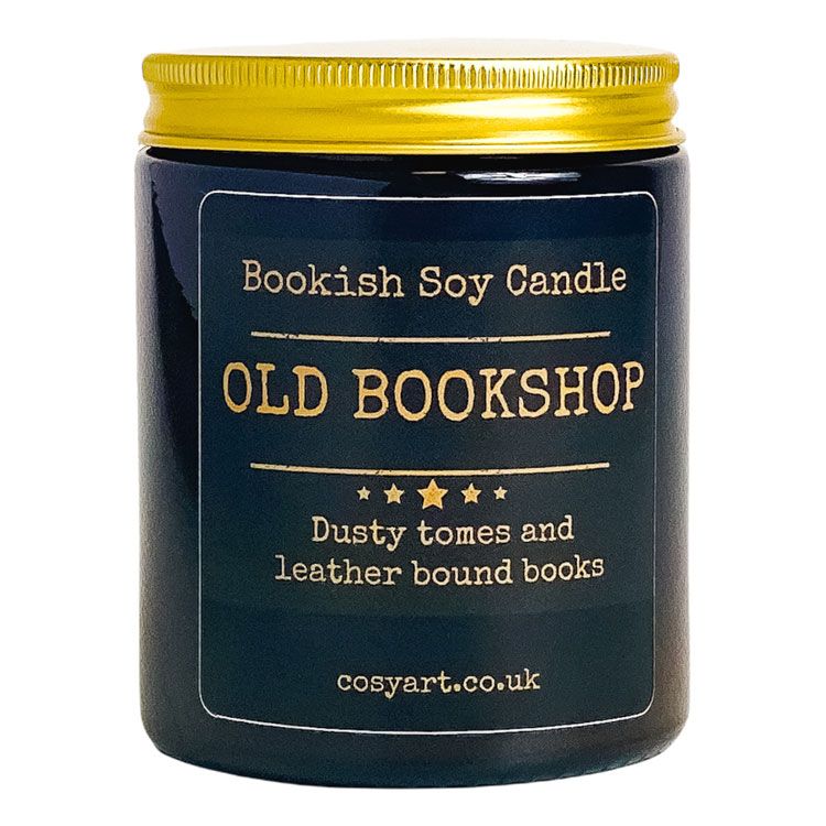 Doftljus, glasburk 180 ml – Old Bookshop