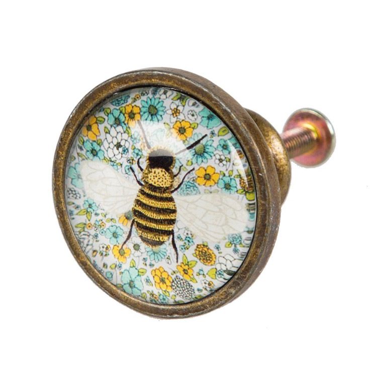 Knopp – Bi med sommarblommor