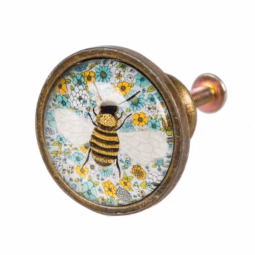 Knopp – Bi med sommarblommor