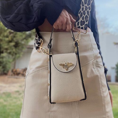 Handväska – The Bee Bag, creme