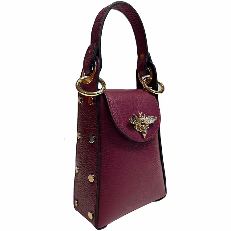 Handväska – The Bee Bag, mörkrosa