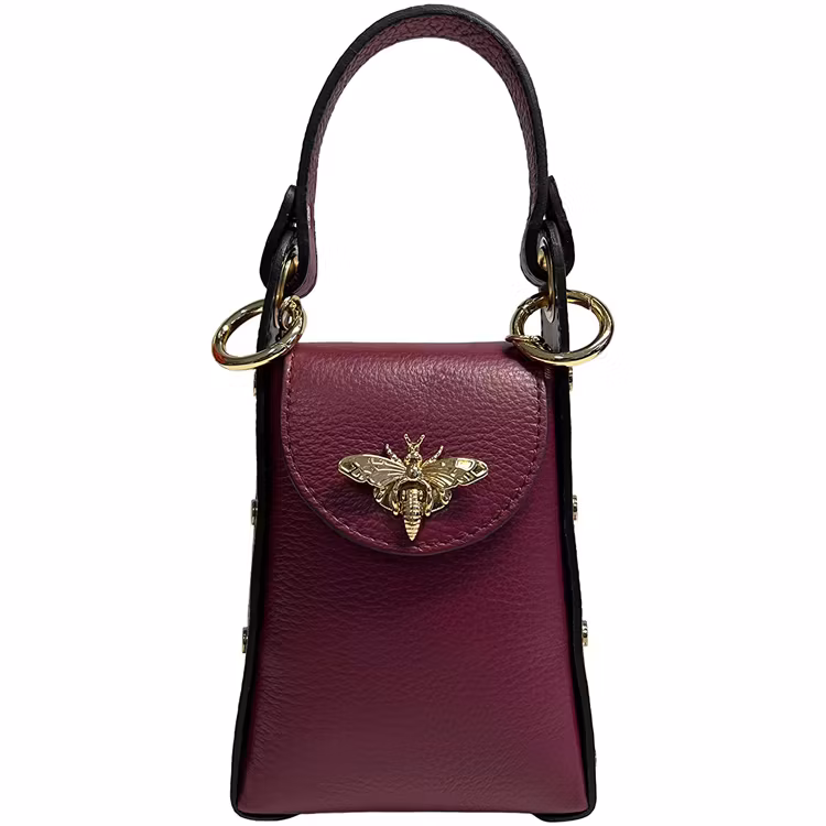 Handväska – The Bee Bag, mörkrosa