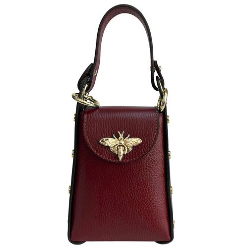 Handväska – The Bee Bag, vinröd