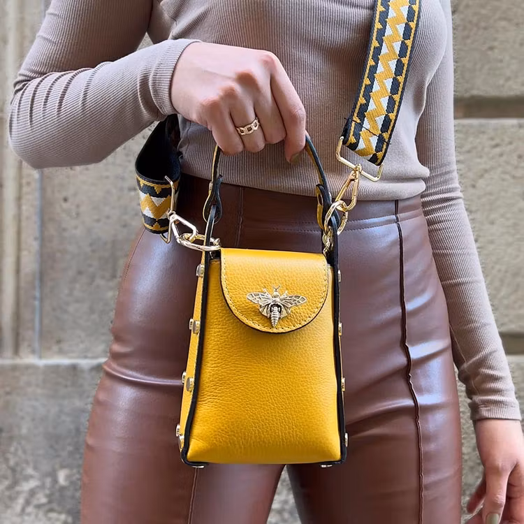 Handväska – The Bee Bag, gul