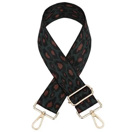 Axelrem – Leopard, grön & svart