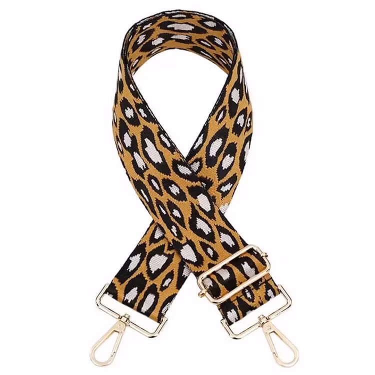Axelrem – Leopard, gul & vit