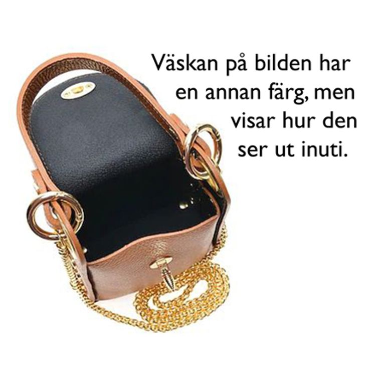 Handväska – The Bee Bag, fuchsia metallic