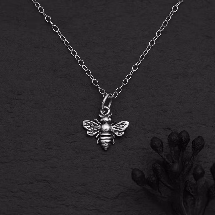 Halsband – Silverbi 11 mm