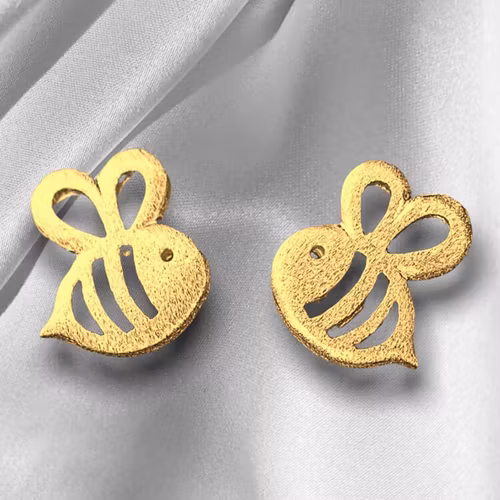 Örhängen – Busy bee, guld