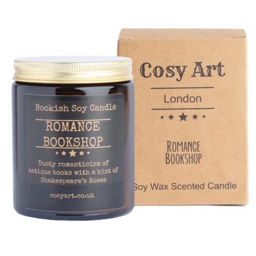 Doftljus, glasburk 180 ml – Romance Bookshop