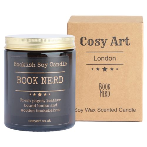 Doftljus, glasburk 180 ml – Book Nerd