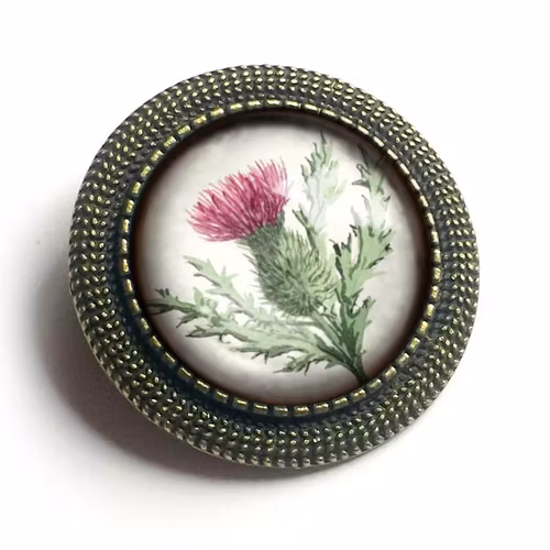 Brosch – Skotsk tistel